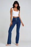 (WRUP11BHC002ORG-J0B) Blauwe WR.UP® Flared Jeans met een Hoge Taille en Knoopsluiting