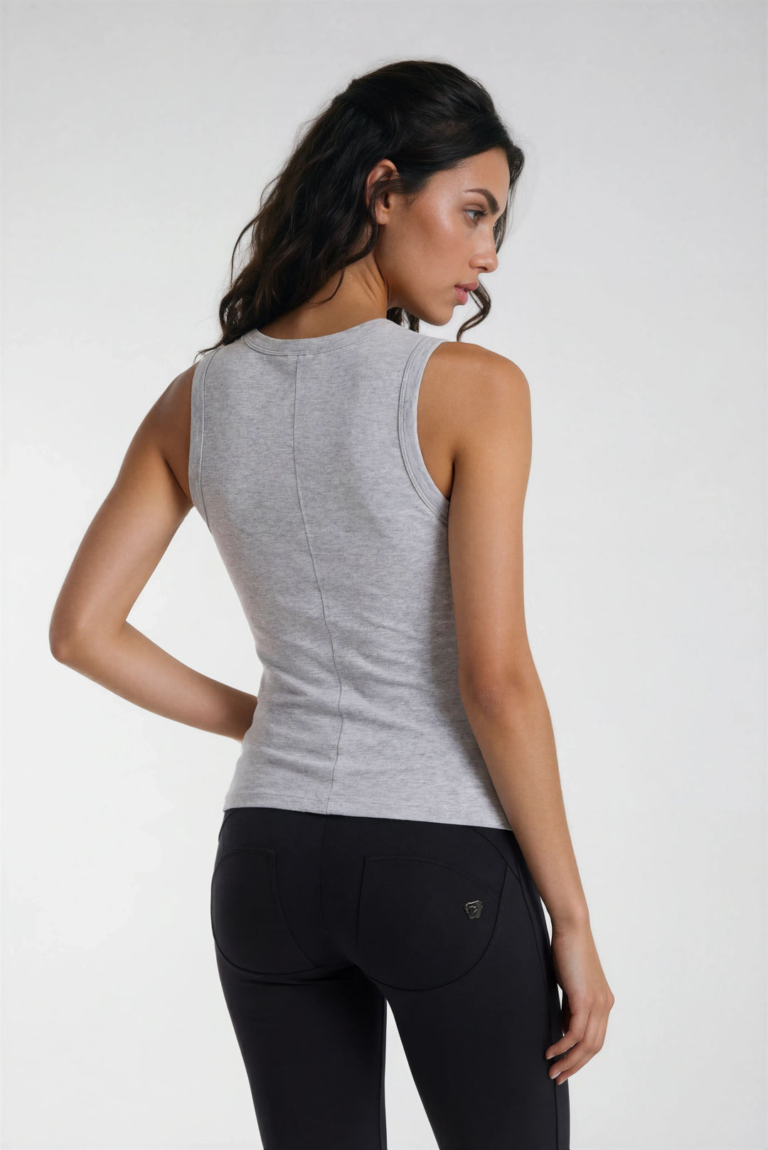 (WRUP11HF2526-N) D.I.W.O. stretch Flare Fit Black pant