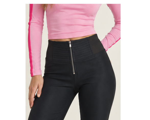 (WRUP11HF2526-N) D.I.W.O. stretch Flare Fit Black pant