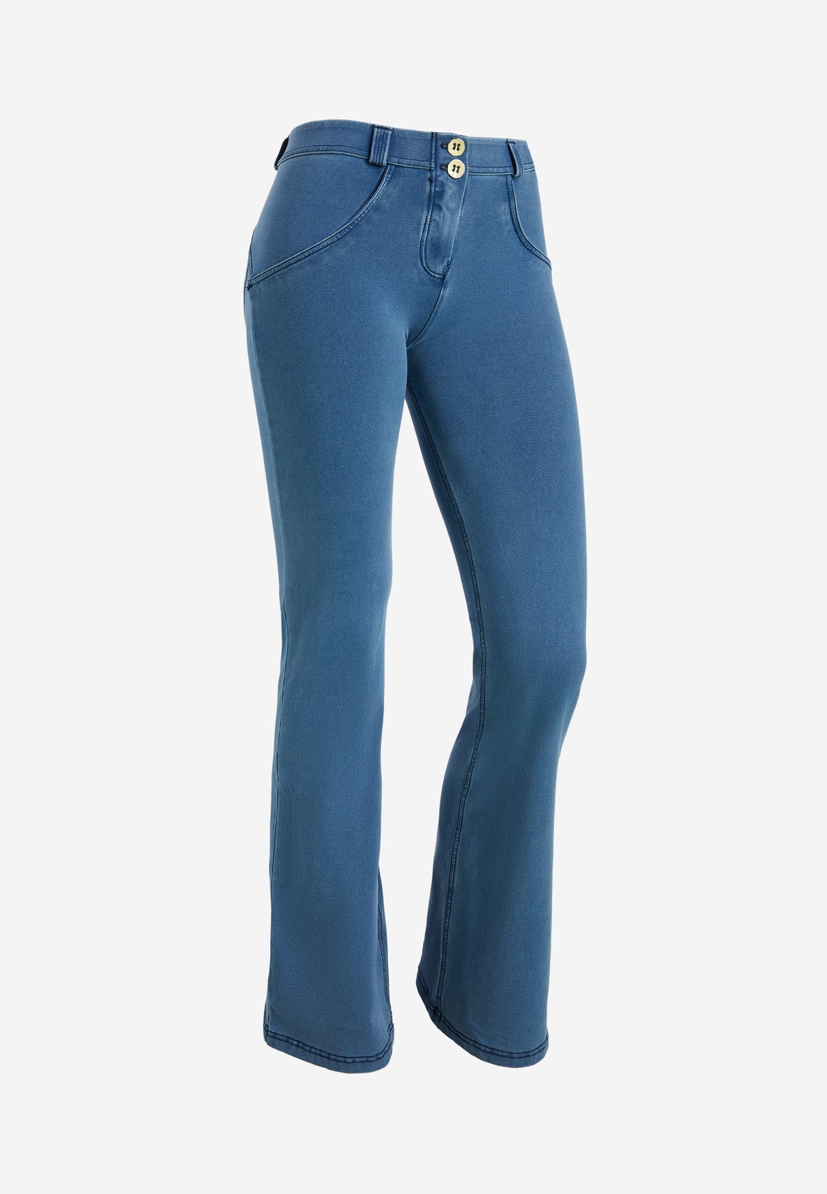 WRUP11RC002ORG-J4B ♥ Flared Denim Look Wr.Up® met een Regular Waist ♥ enlarged