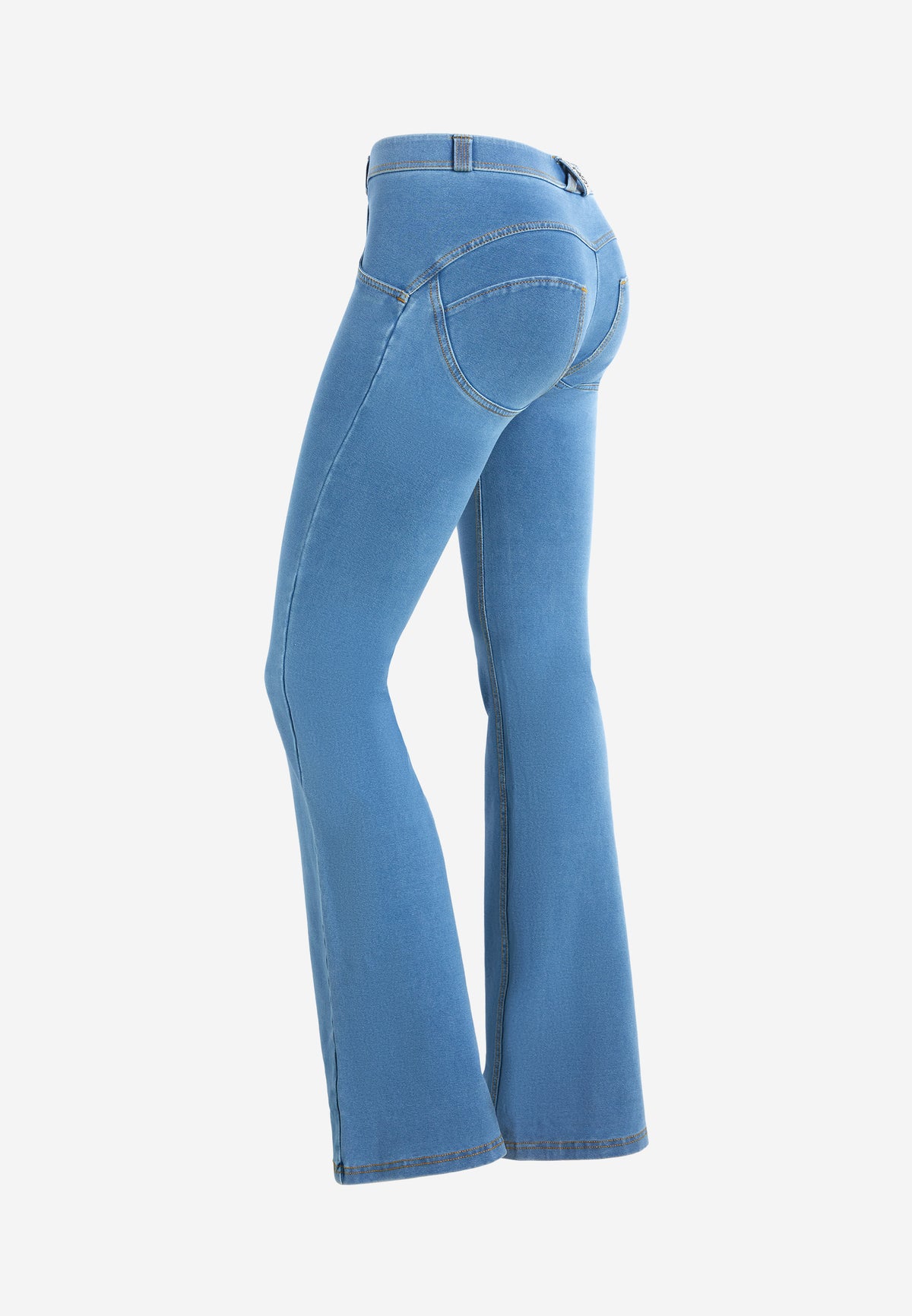 WRUP11RC002ORG-J4B ♥ Flared Denim Look Wr.Up® met een Regular Waist ♥ enlarged
