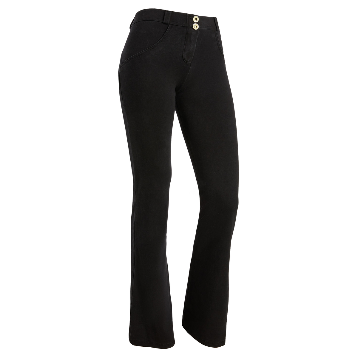 (WRUP11RC002ORG-J7N) ♥ Jean Wr.Up® style denim évasé avec taille normale ♥ agrandi