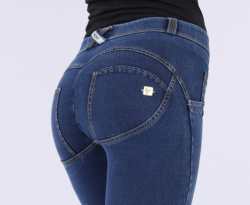 (WRUP11RC002ORG-J0Y) Blauwe WR.UP® Flared Jeans met een Regular Waist