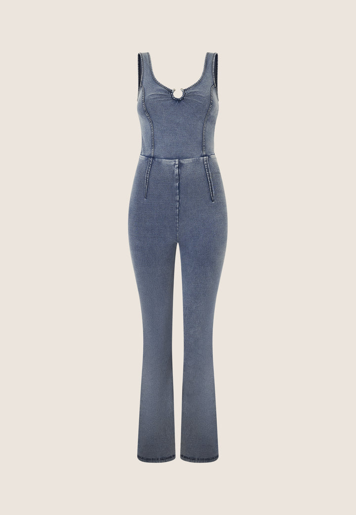 (WRUP19HS2505-J108B)   Stylisch WR.UP®  Denim One-Piece