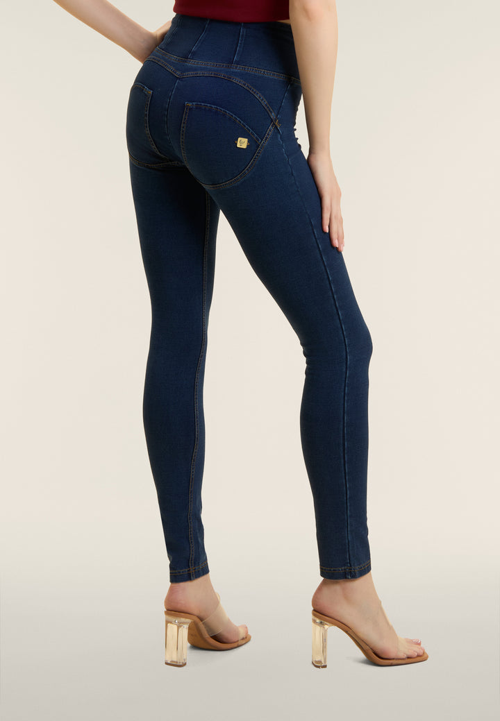 (WRUP2HC002ORG-J0Y) Denim look WR.UP® met Hoge Taille en Ritssluiting