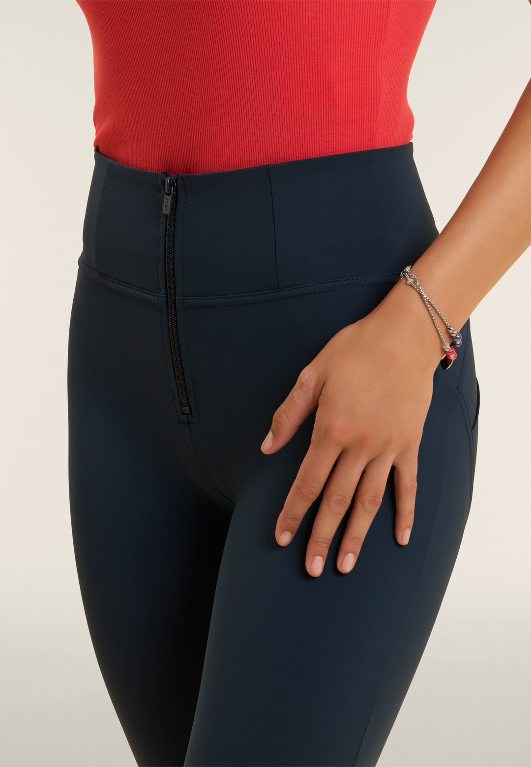 (WRUP1HC005-B940) Blauwe D.I.W.O.® PRO Hoge Taille WR.UP® met Zip