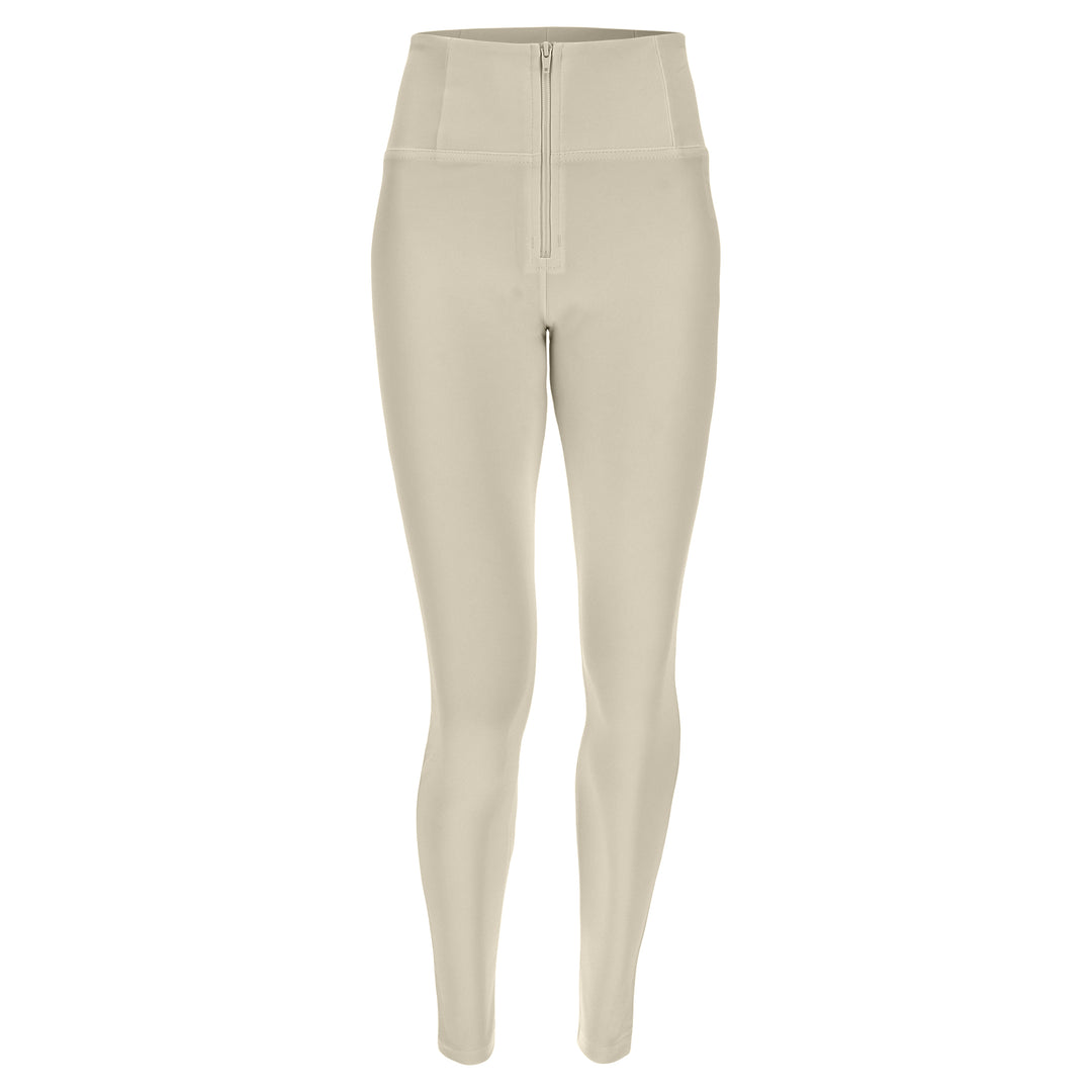 (WRUP2HC006PREC-Z106) Leather Look WR.UP® met Hoge Taille en Rits Sluiting