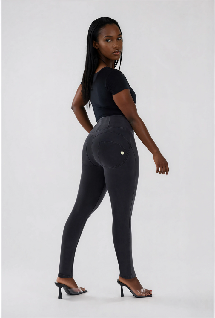 (WRUP1HS275-J7N) Soft Tencel Denim WR.UP® met Hoge Taille en Ritssluiting