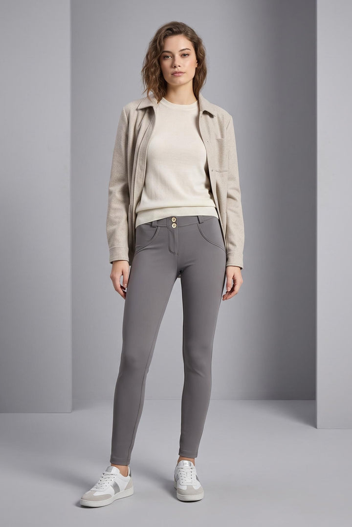 (WRUP1RC005REC-G55) Recycled Heavy Diwo Plus Skinny Grey pant