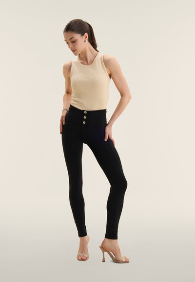 (WRUP2BHC001ORG-N) WR.UP® Basic WR.UP® met een Hoge Taille en Knoopsluiting in Zacht Katoen