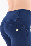 (WRUP2BHC002ORG-J0B) Denim Look WR.UP® met Hoge Taille en Knoopsluiting