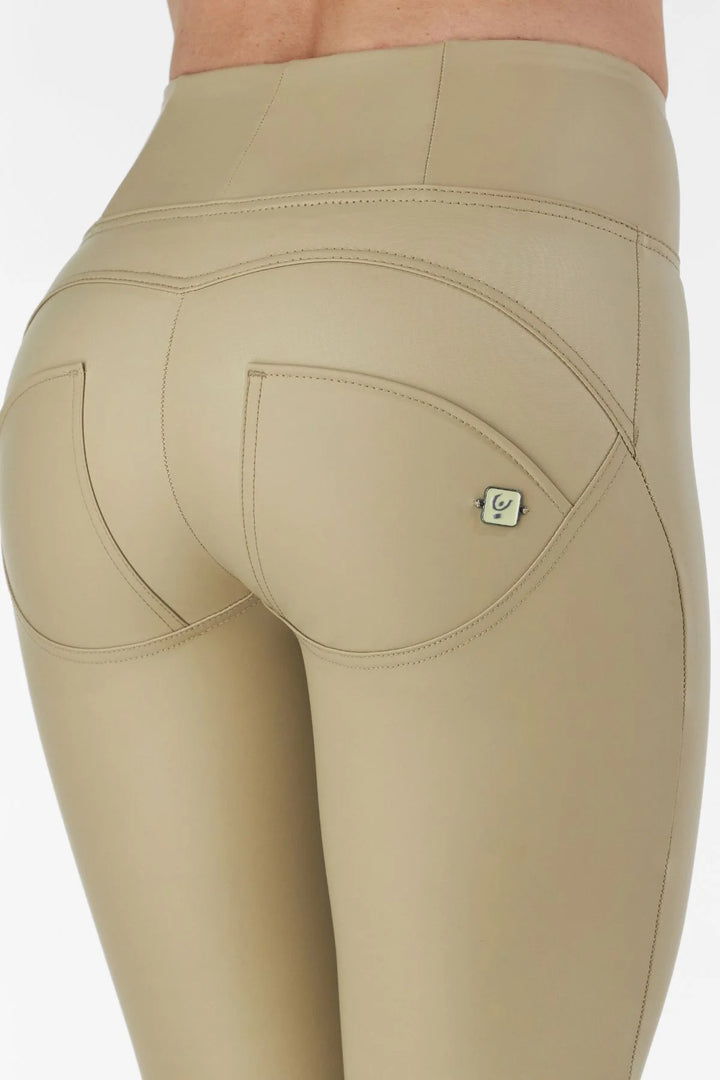 WRUP4HC006PREC-Z109 Leather Look WR.UP® met Hoge Taille in Enkel Lengte