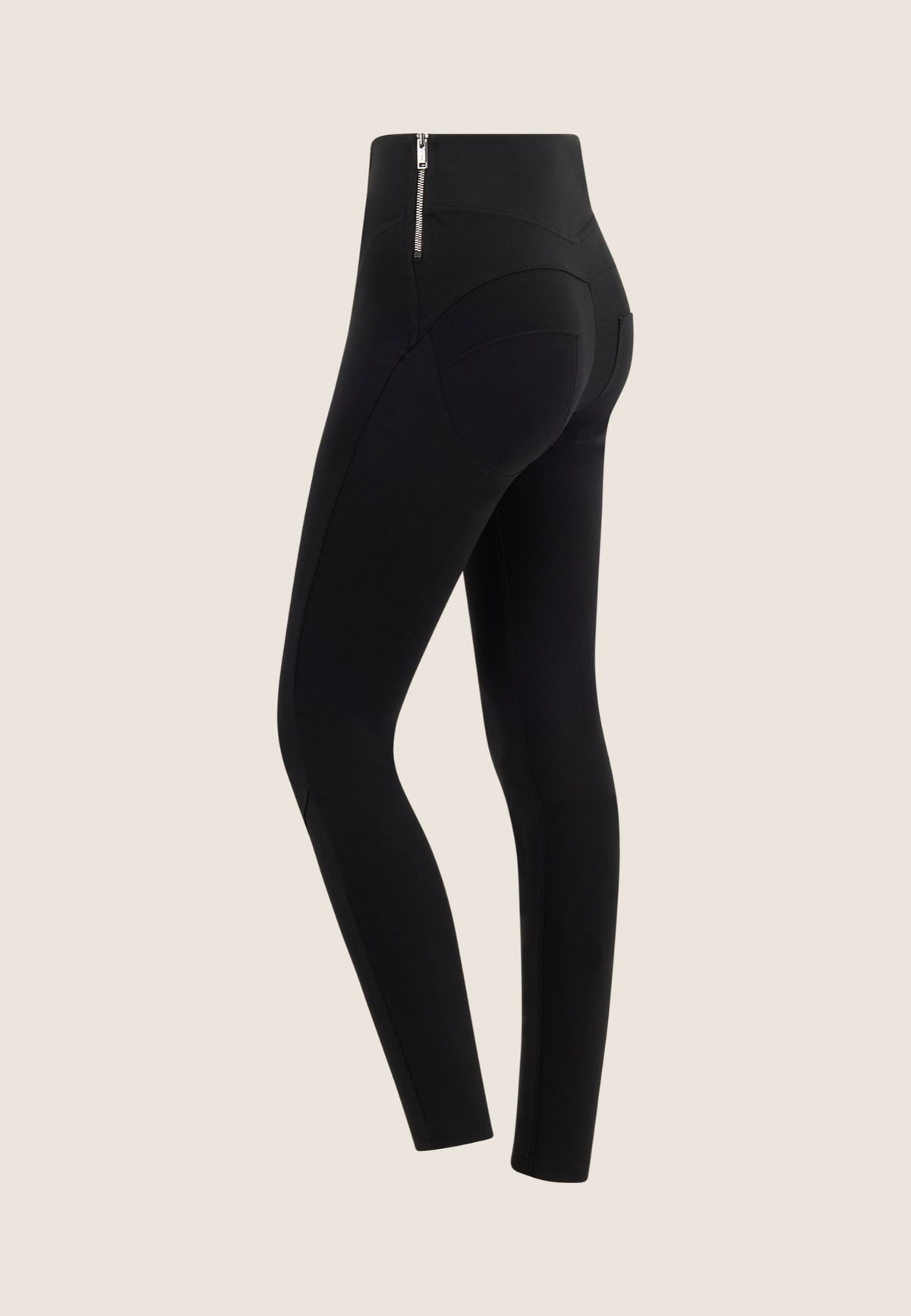 (WRUP2HF426-N) High Waist Cotton WR.UP® with Leg Details en Rits in de Zijde enlarged