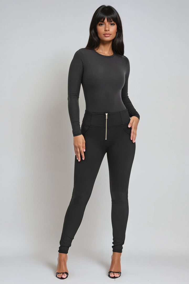 (WRUP2HF445-N) High Waist WR.UP® in D.I.W.O. met Golden Zip