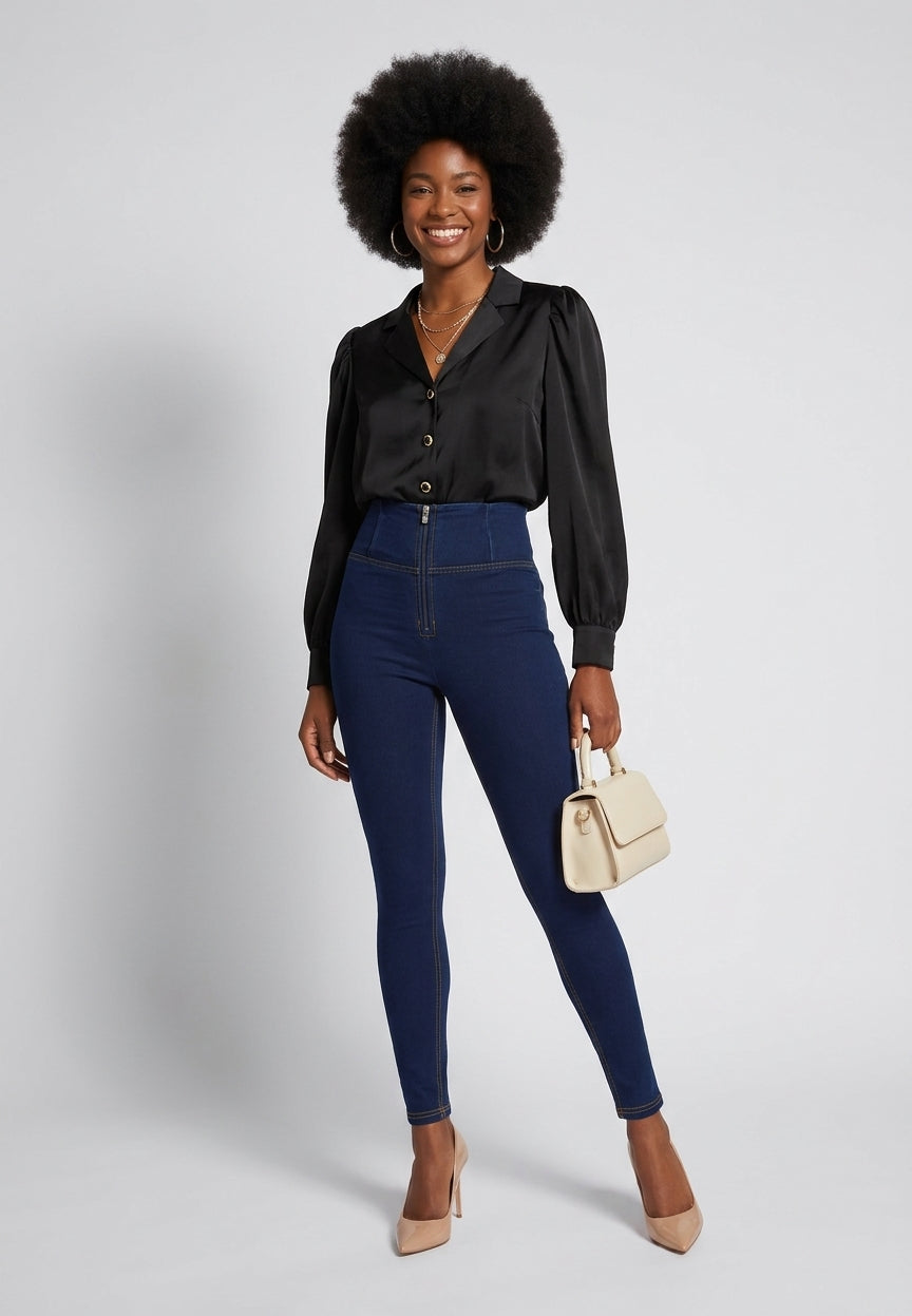 Denim Look WR.UP® met een Super Hoge Taille