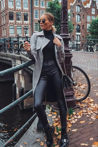 (WRUP2HHC006PREC-N) Leather Look WR.UP® met een Super Hoge Taille