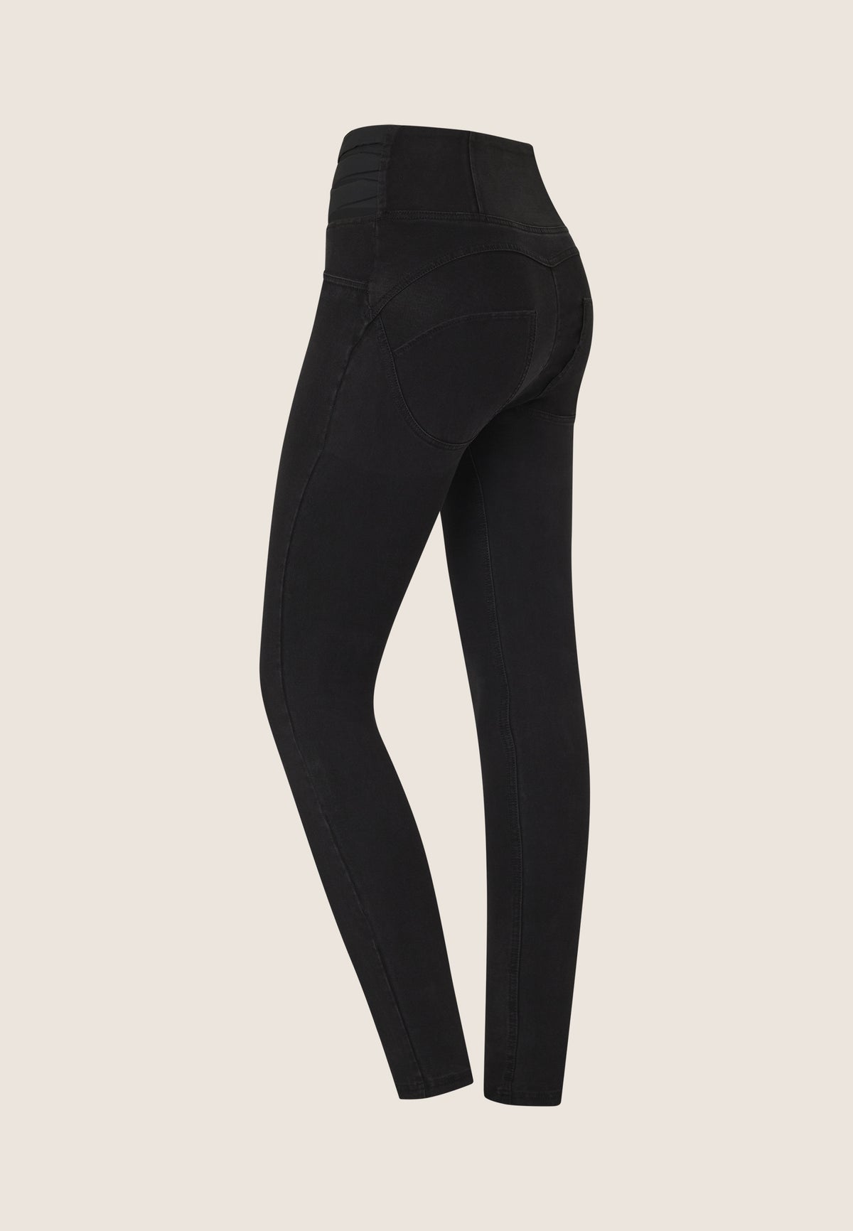 (WRUP2HS2512-J7N) Black WR.UP® High waist met Cut-out Hip Details enlarged
