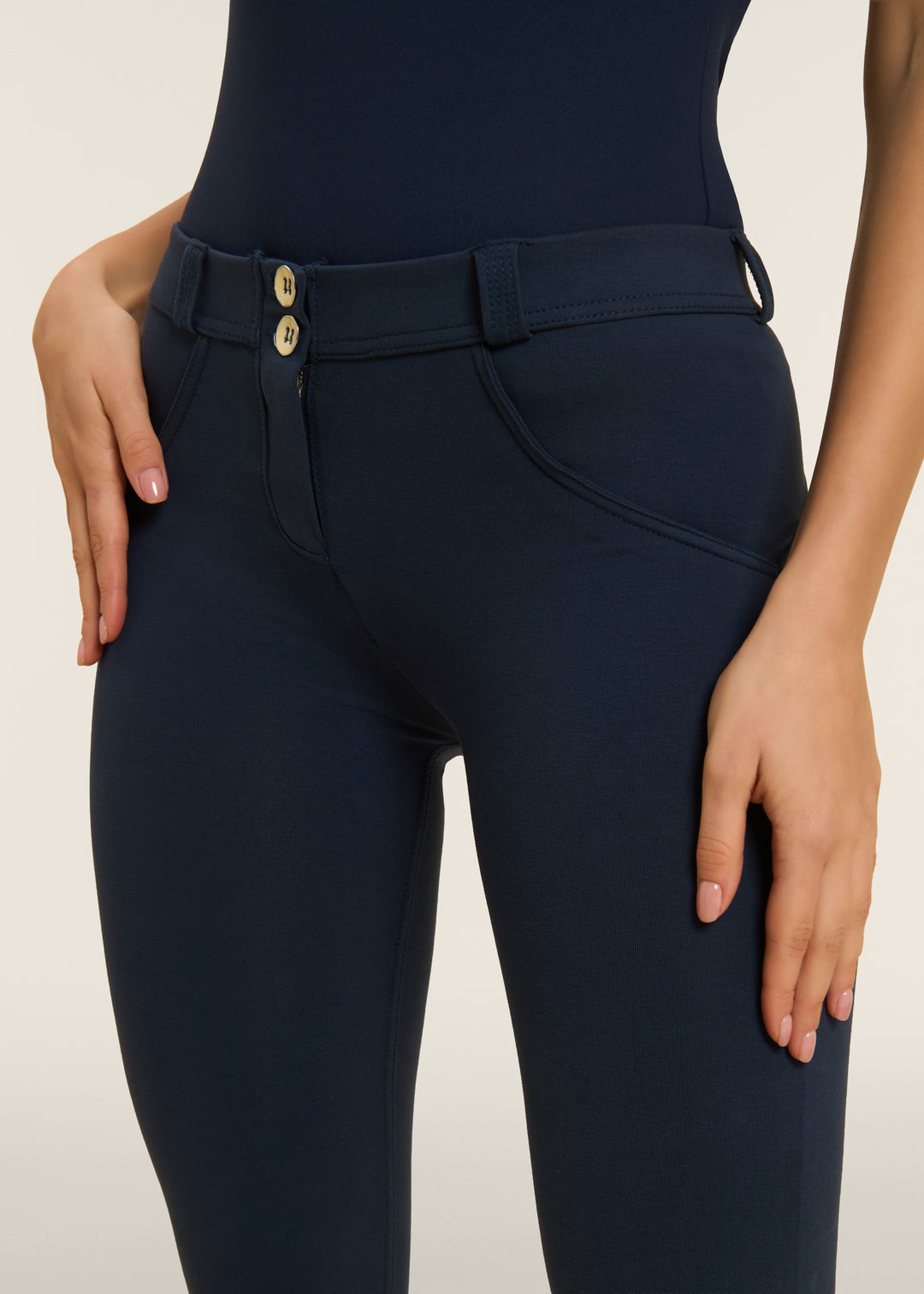 (WRUP2RC001ORG-B94) Skinny Basic WR.UP® met een Regular Waist in Zacht Katoen