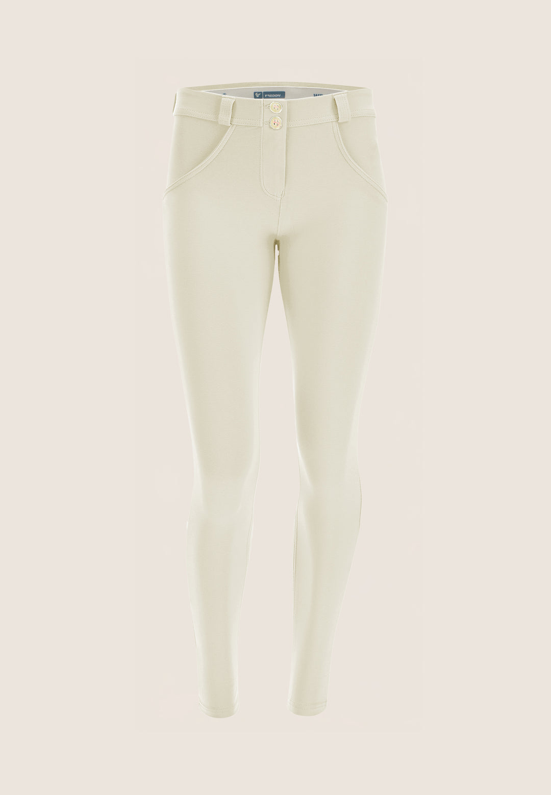 (WRUP2RC001ORG-I35) Skinny Basic WR.UP® met een Regular Waist in Zacht Katoen