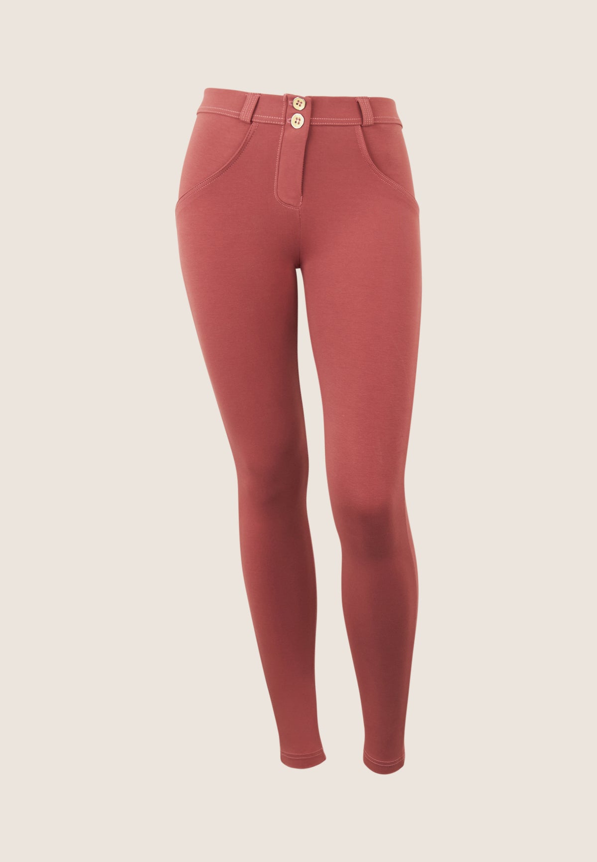 (WRUP2RC001ORG-P25) Skinny Basic WR.UP® avec une taille régulière en Zacht Katoen agrandi