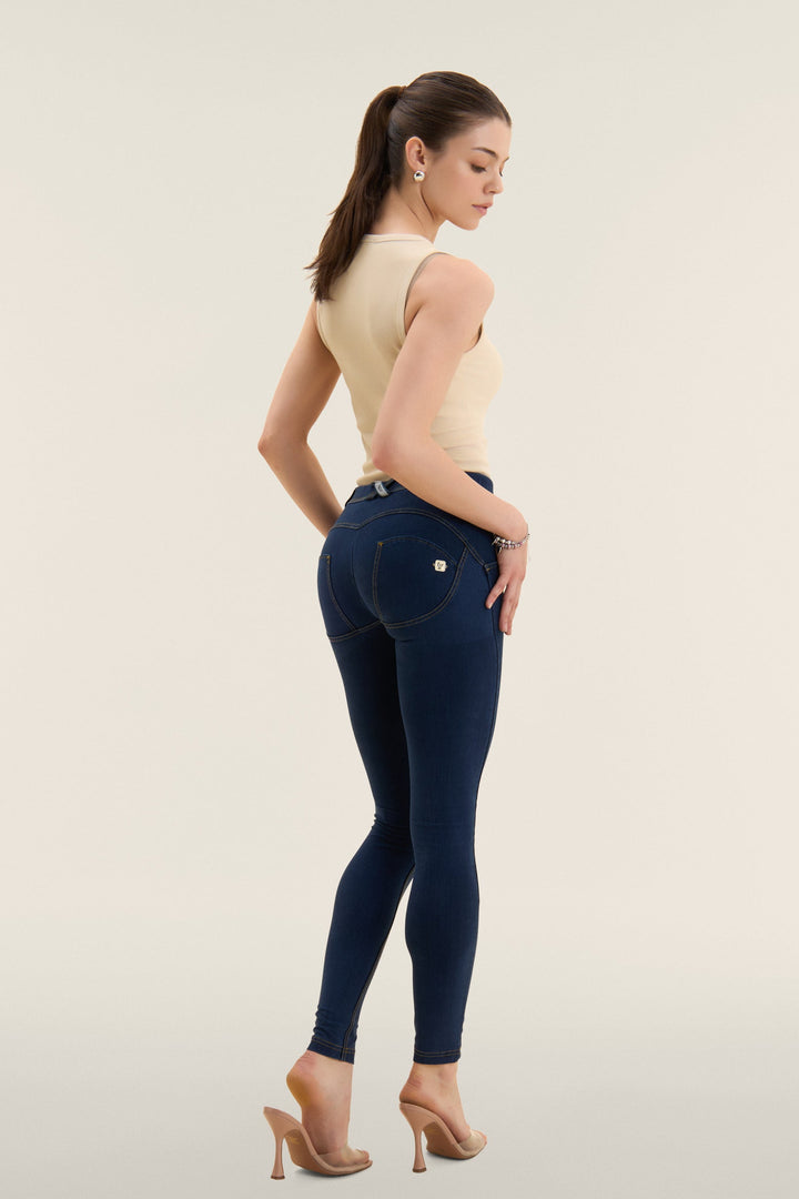 (WRUP1RC002-J0Y) Blauwe WR.UP® Regular Waist in Denim Look