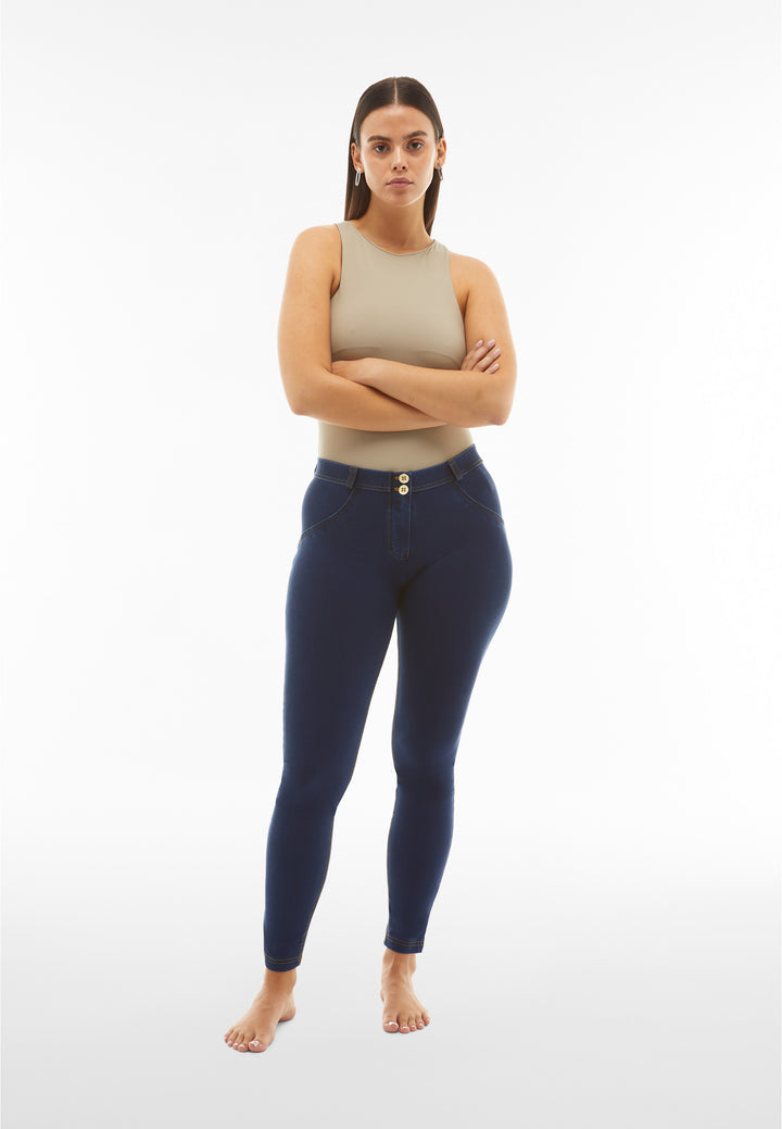 (WRUP1RC002-J0Y) Blauwe WR.UP® Regular Waist in Denim Look