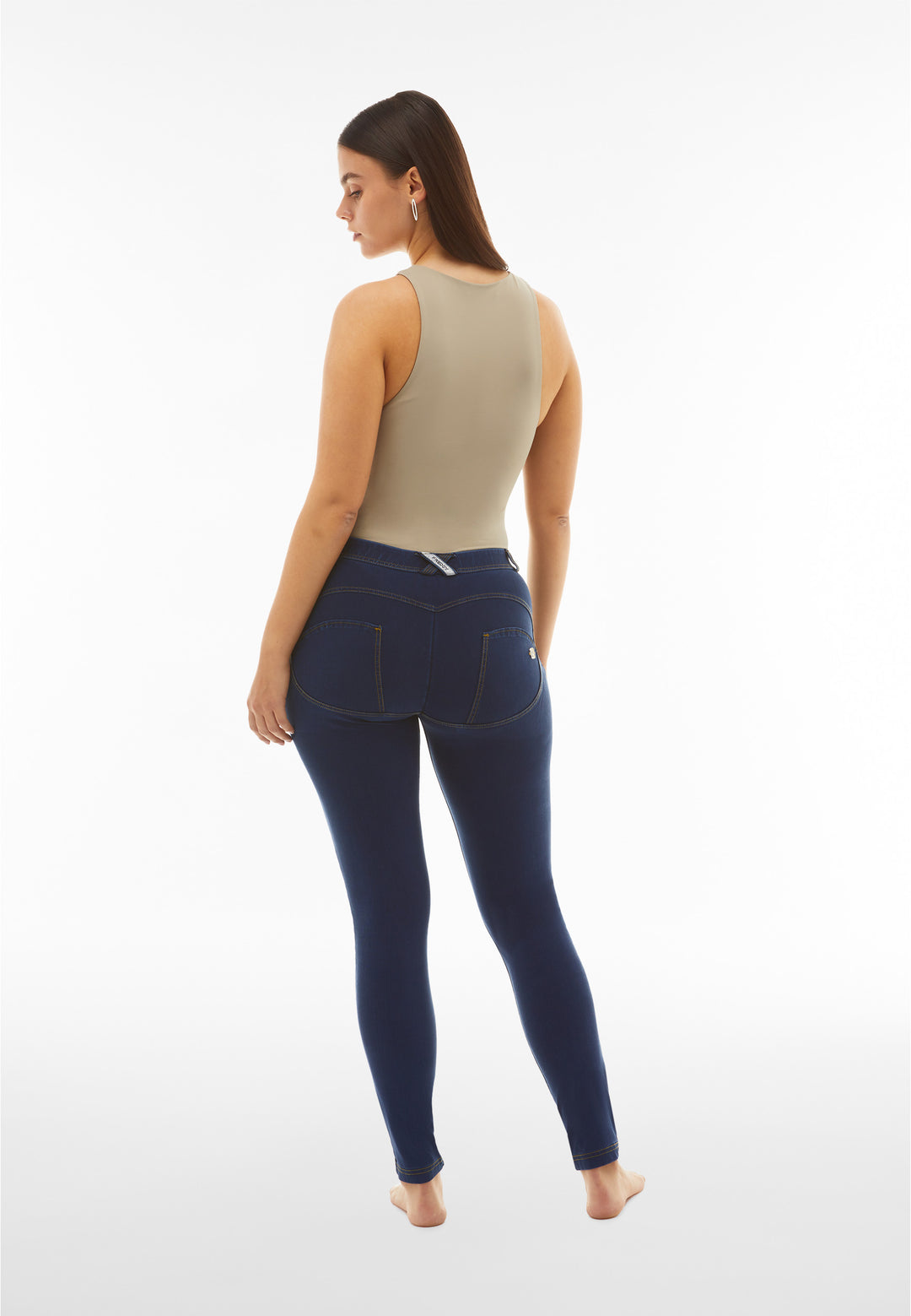 (WRUP1RC002-J0Y) Blauwe WR.UP® Regular Waist in Denim Look