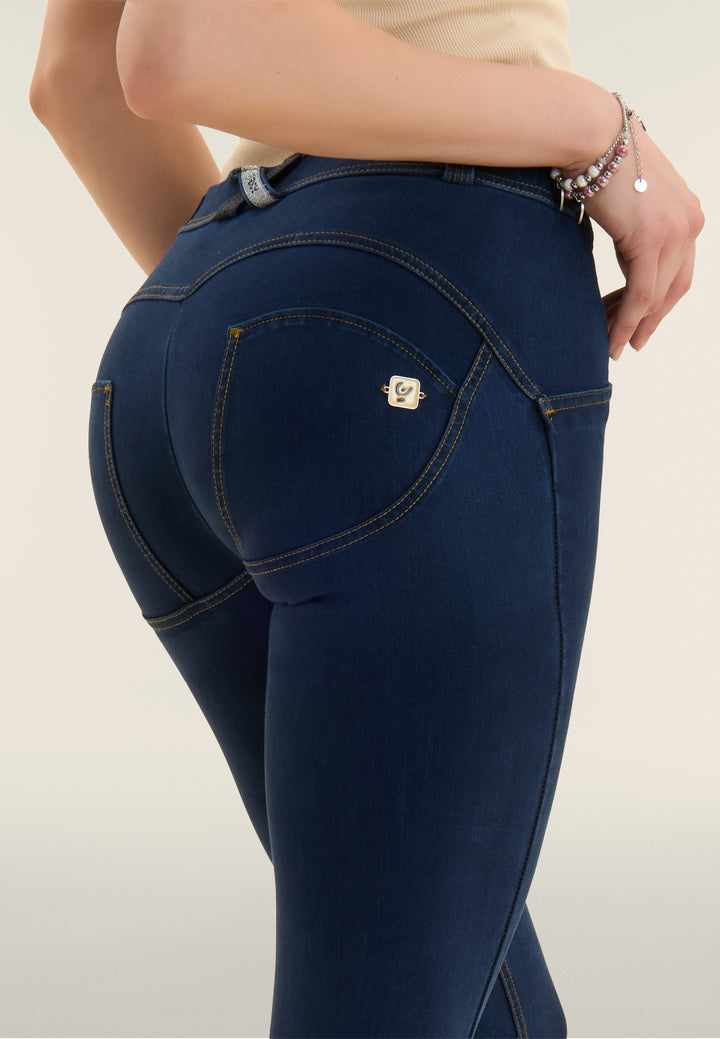 (WRUP1RC002-J0Y) Blauwe WR.UP® Regular Waist in Denim Look