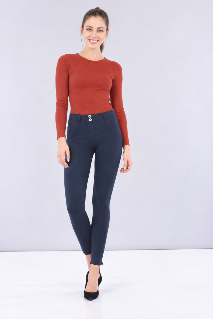 (WRUP1RC005REC-B94) Recycled Heavy Diwo Plus Skinny Blue pant