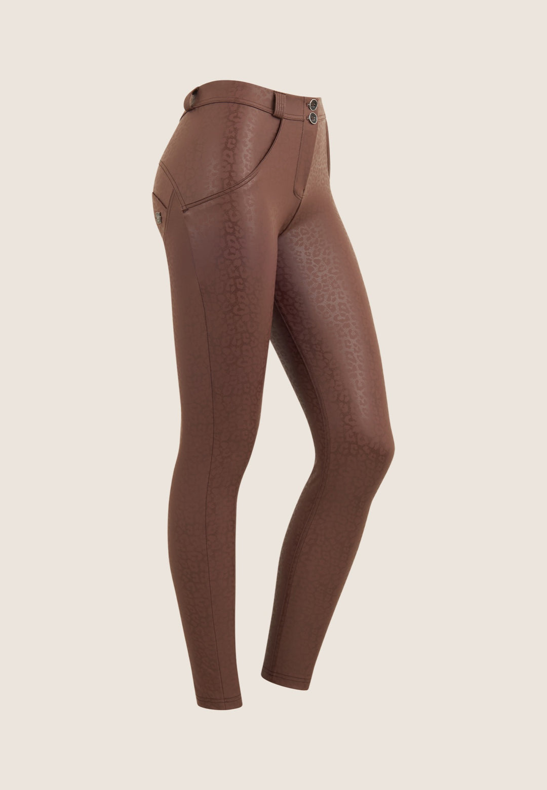 (WRUP2RF437-ANI57) Leopard Print WR.UP® Regular Waist in Faux Leather