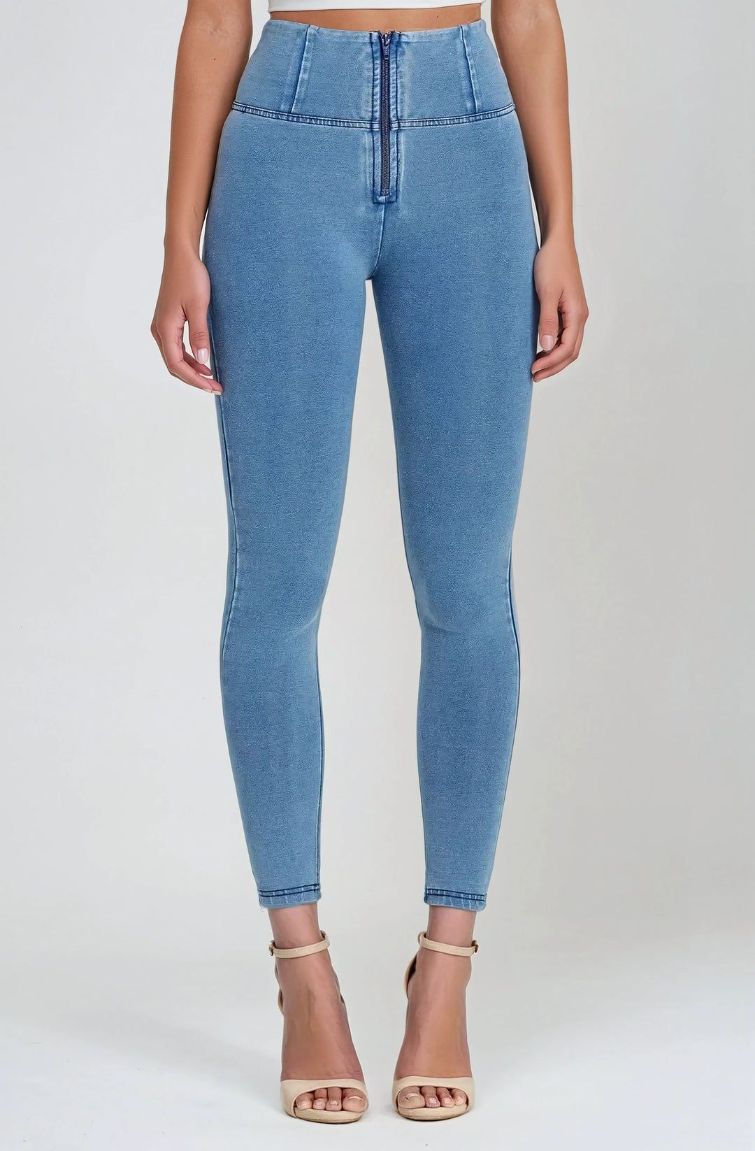 (WRUP4HC002ORG-J4B) Denim Look WR.UP® High Waist in Enkel Lengte