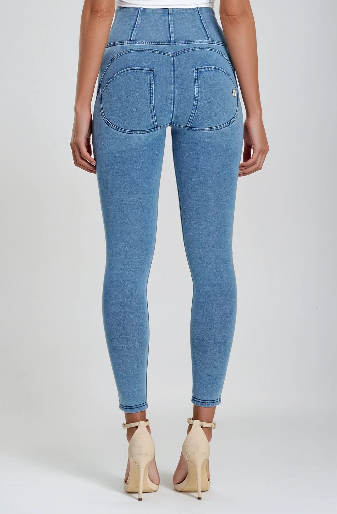 (WRUP4HC002ORG-J4B) Denim Look WR.UP® High Waist in Enkel Lengte