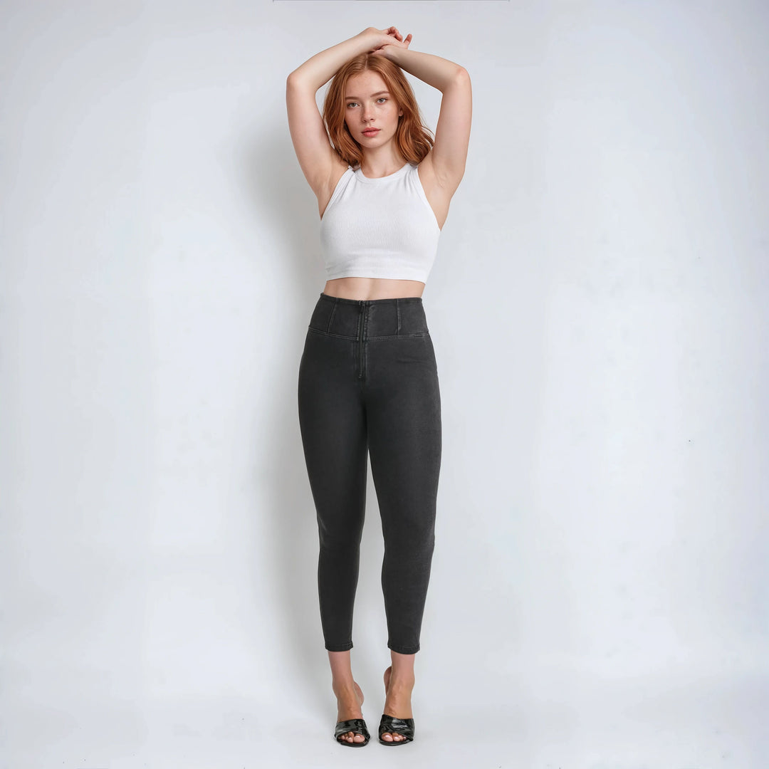 (WRUP4HC002ORG-J7N) Denim Look WR.UP® High Waist in Enkel Lengte