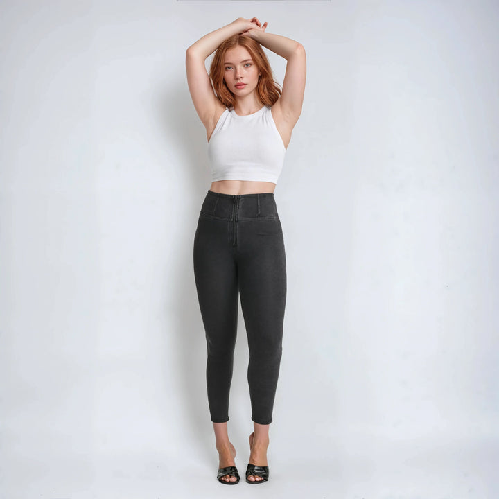 (WRUP4HC002ORG-J7N) Denim Look WR.UP® High Waist in Enkel Lengte