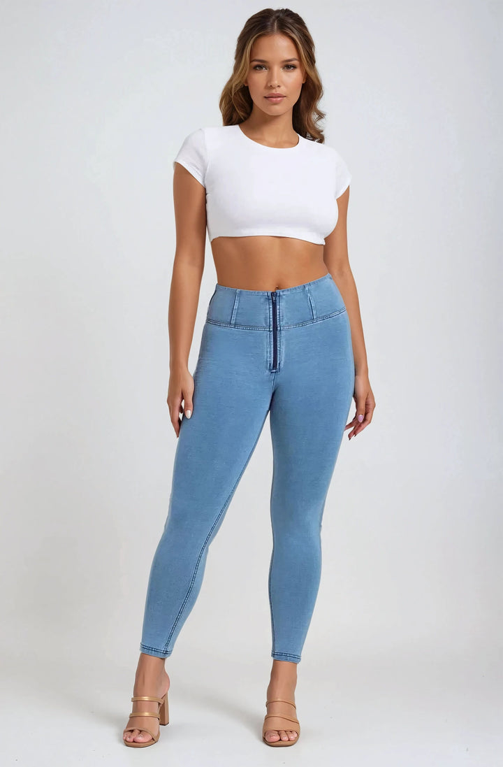 (WRUP4HC002ORG-J4B) Denim Look WR.UP® High Waist in Enkel Lengte