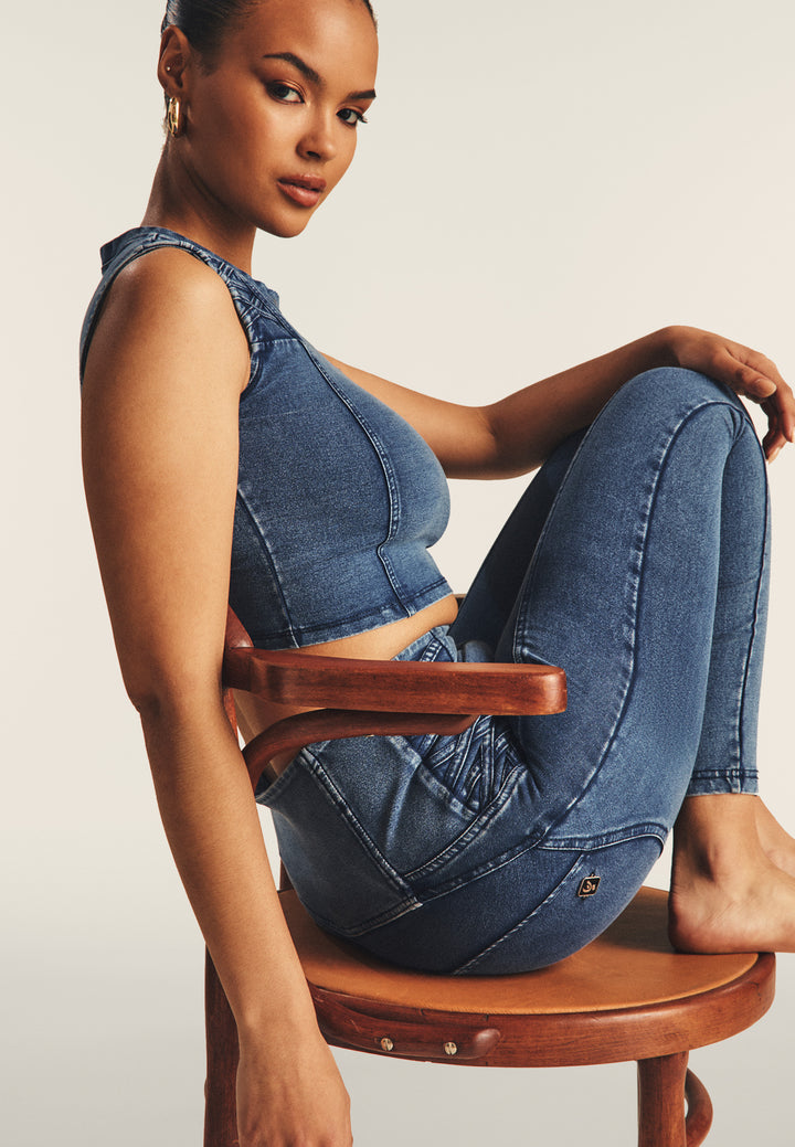 (WRUP4HS2502-J145B) Stoere High Waist WR.UP® met Gevlochten Details ♥