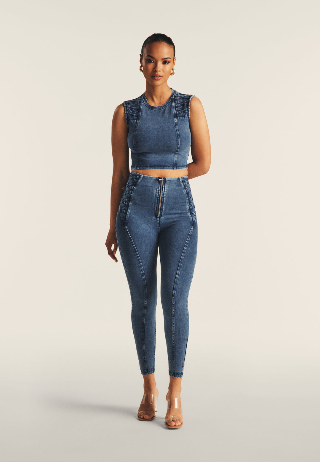 (WRUP4HS2502-J145B) Stoere High Waist WR.UP® met Gevlochten Details ♥