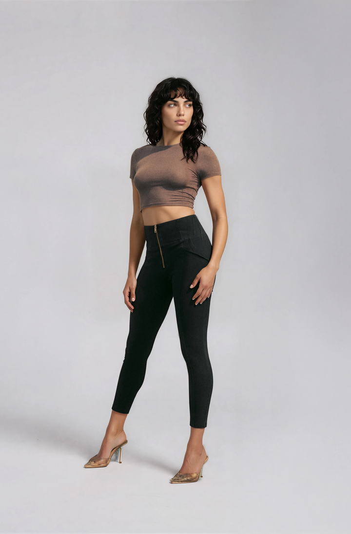 (WRUP4HS402-J7N) Ankle Length WR.UP® Denim with Gold Zip