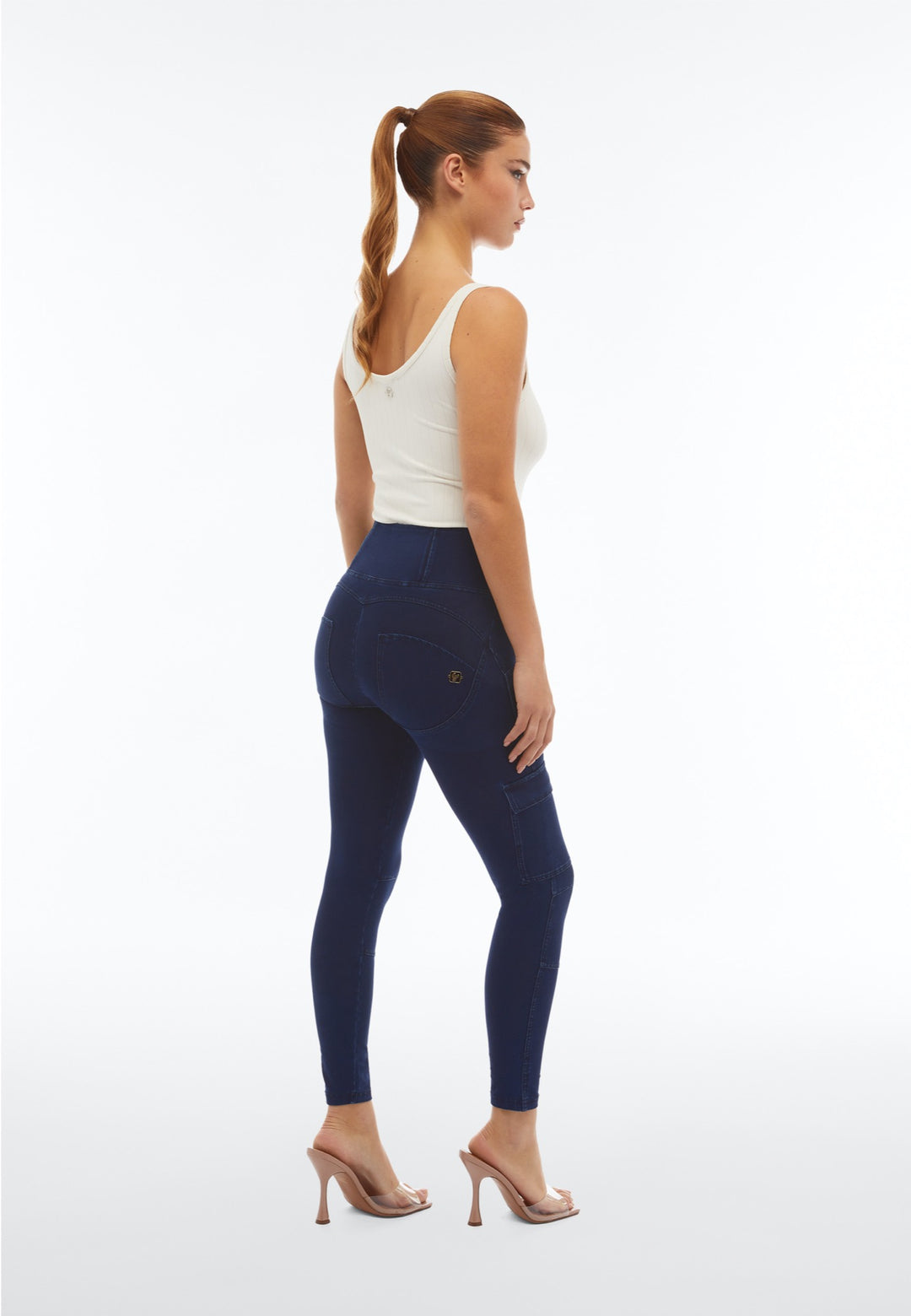 (WRUP4HS412-J0B) Enkel Lengte WR.UP® Hoge Taille met Pockets