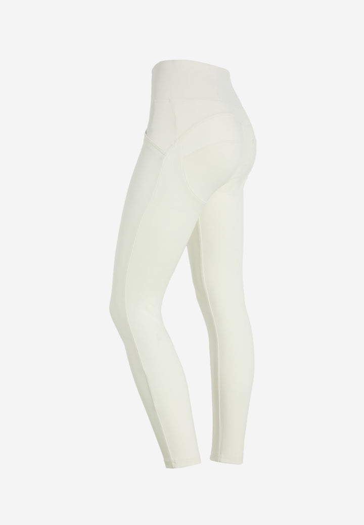 (WRUP4HS427-I35) Ankle Length WR.UP® High Waist with Gold Zip