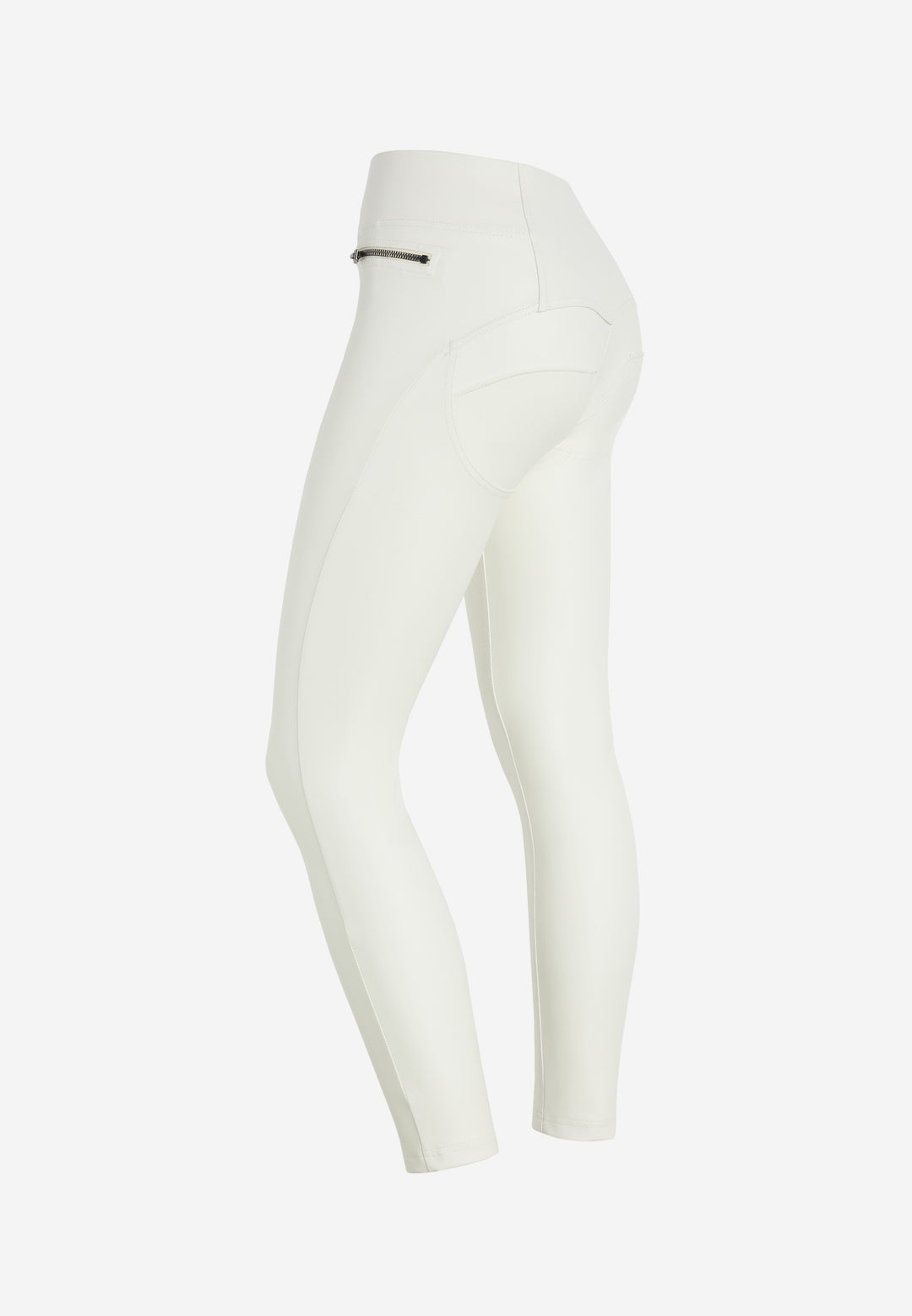 (WRUP4HS434-I35) Faux Leather WR.UP® Zip Details in Enkel Lengte