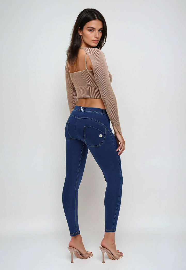 (WRUP4RC002ORG-J0Y) Denim Look Regular Waist WR.UP® in Enkel Lengte