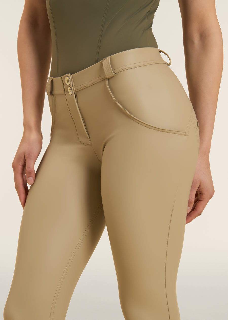 Beige WR.UP® Enkel Lengte in Leather Look