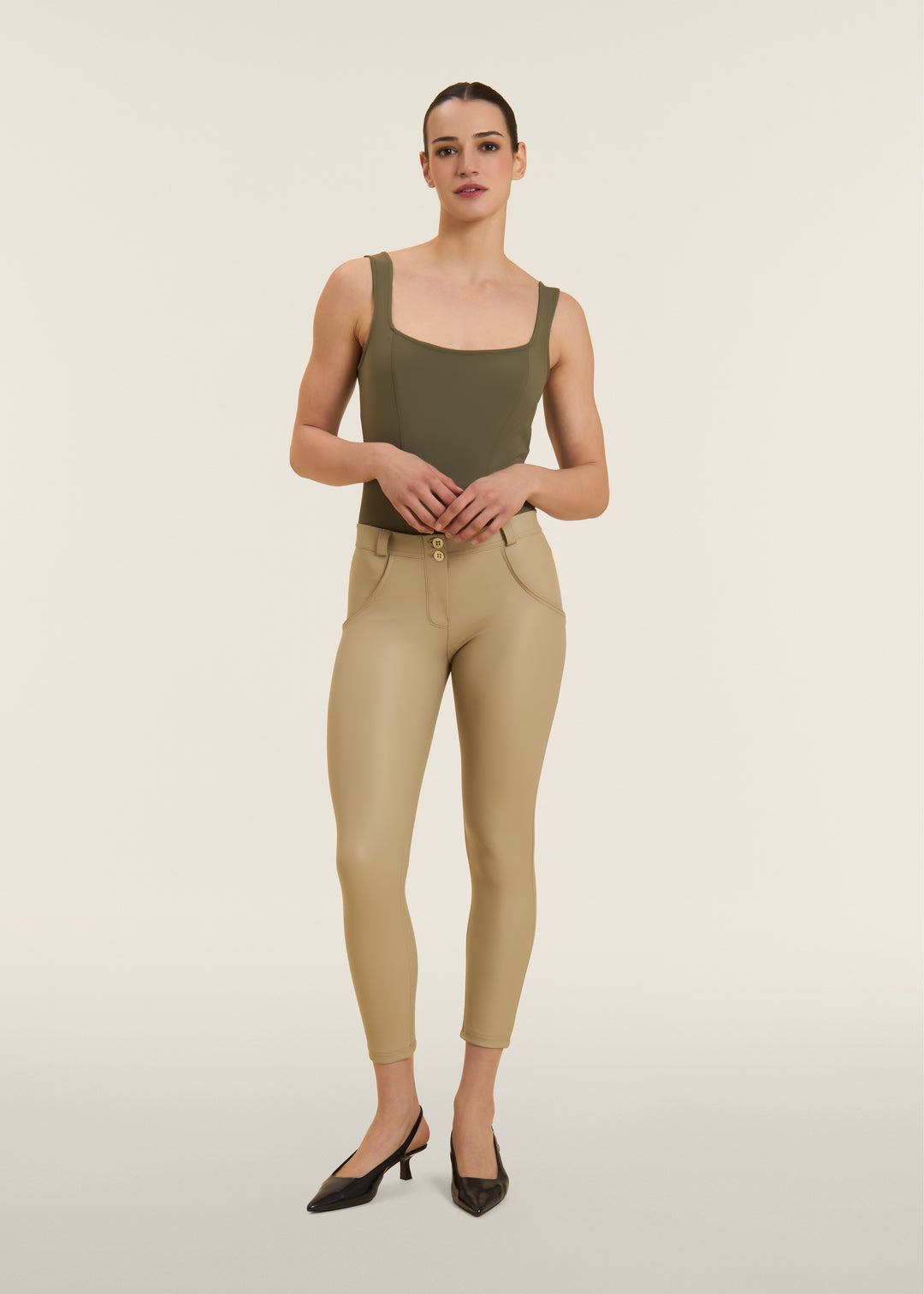 WRUP4RC006PREC-Z109 Beige WR.UP® Enkel Lengte in Leather Look