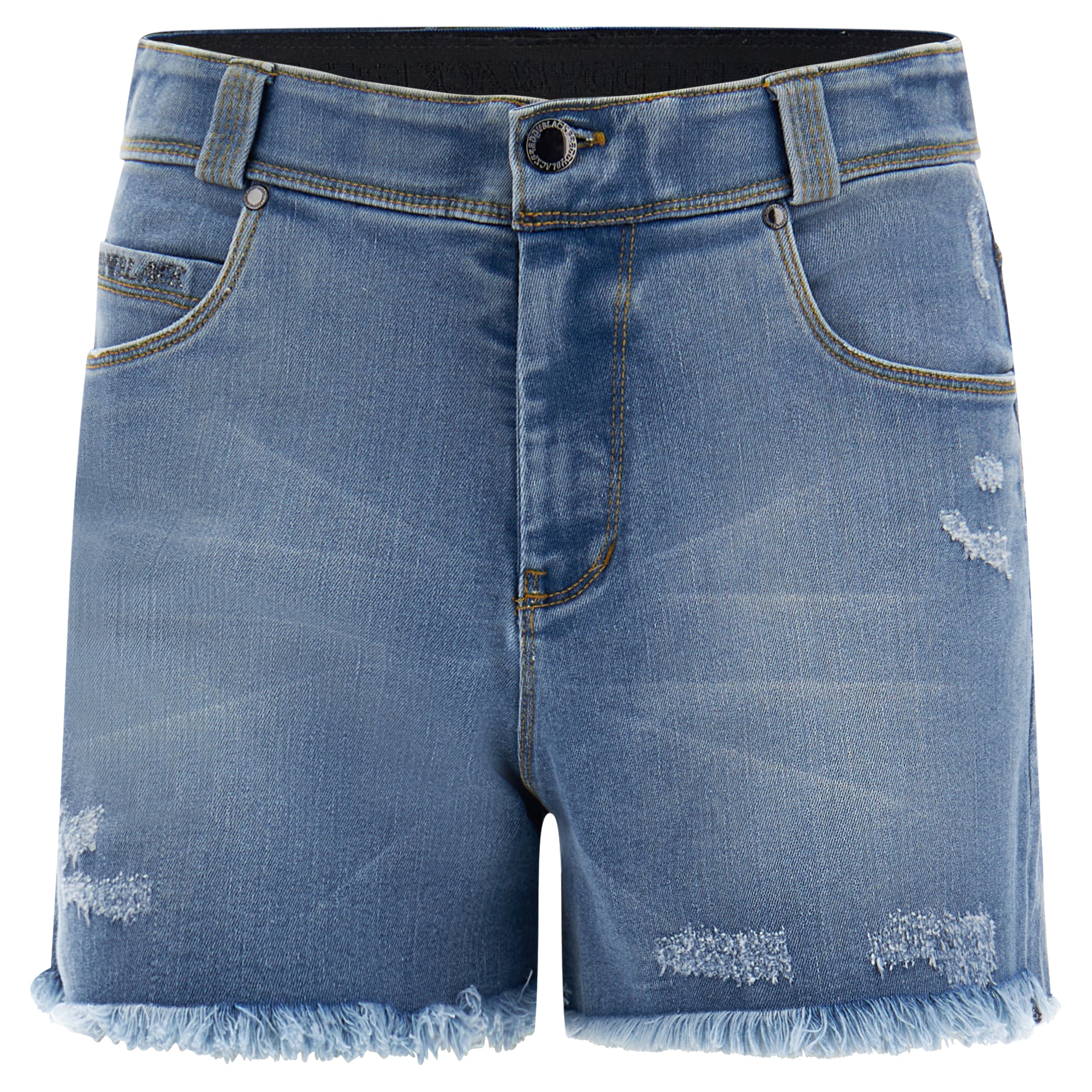 (BLACK9RS313-J107Y) Freddy's Real Pocket Denim Shorts!