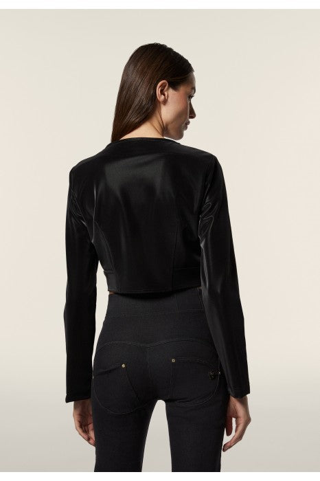 Stoer Satin Look Leather Jasje ♥ another view