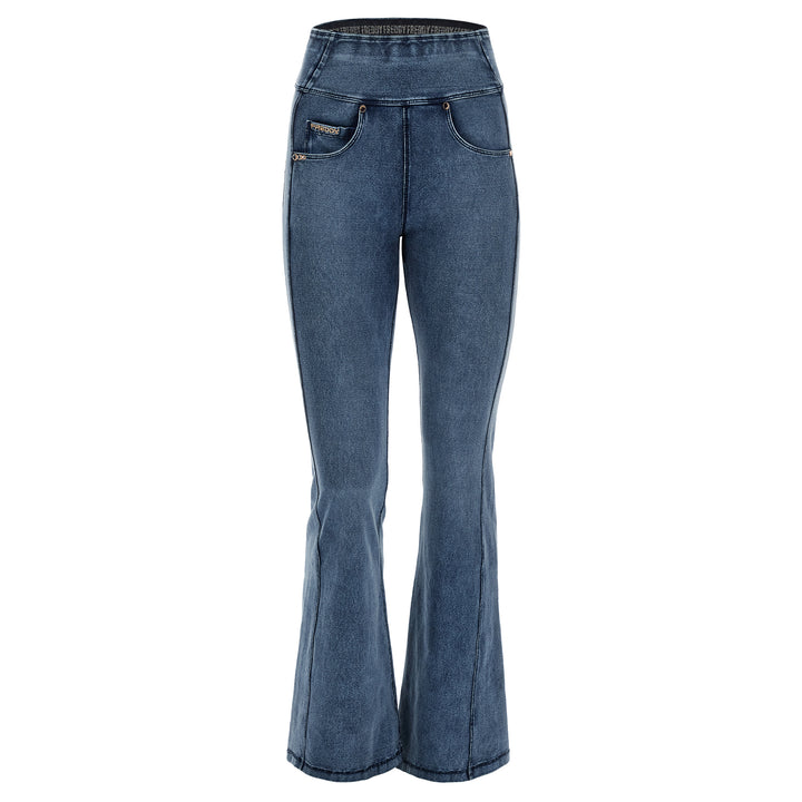 (NOWY11HF304ORG-J109B) N.O.W.® Flared Jeans met Hoge Taille