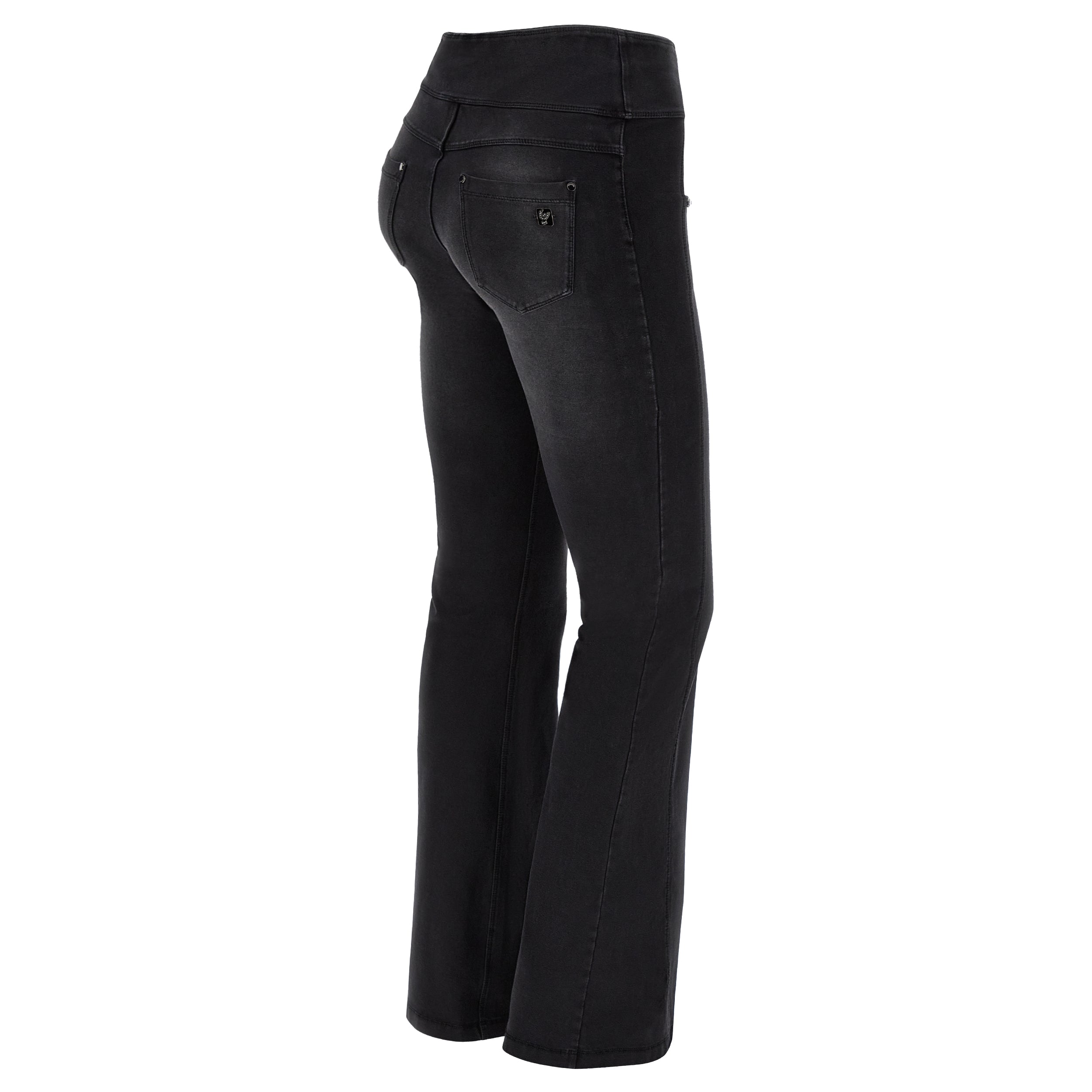 (NOWY11HF304ORG-J7N) N.O.W.® Flared Jeans met Hoge Taille
