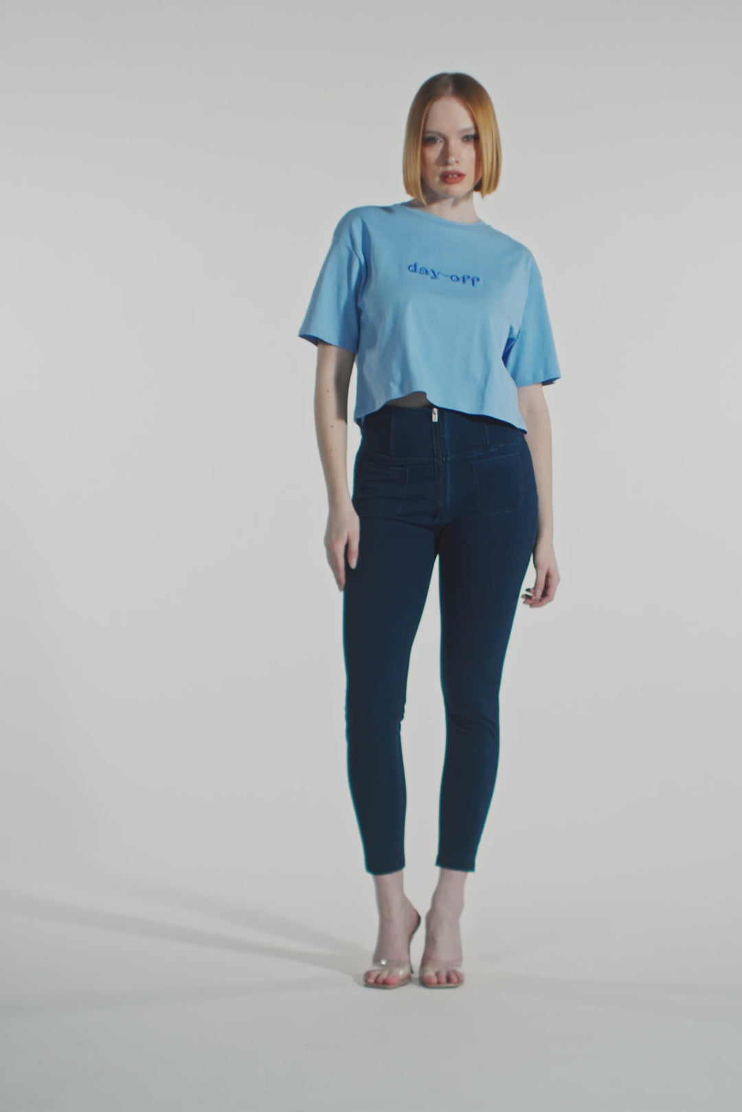 (WRUP4SHS224-J0B)WR.UP® Jeggings With Super High Waist And Patch Pockets