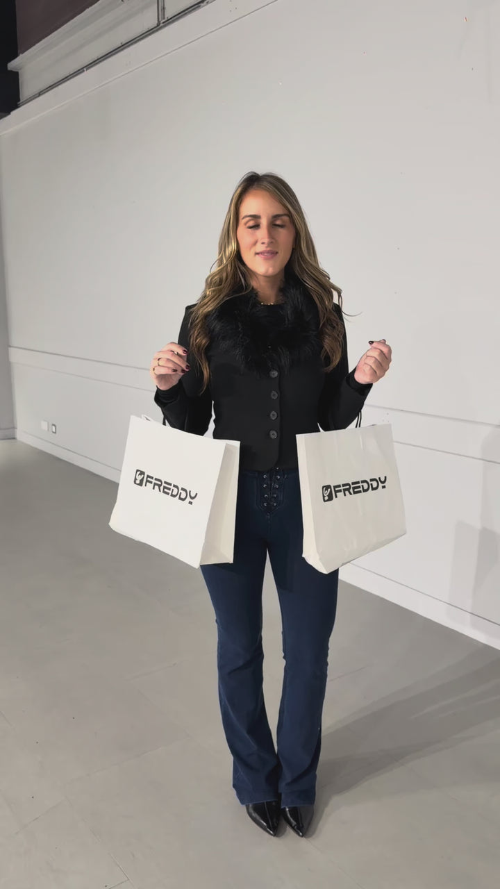 (WRUP11HF2573-J0B) Denim Stretch Organic cotton Flare Fit Blue Denim pant